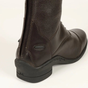 Buy the Shires Moretta Brown Tall Leg Length Gianna Lace Front Long Leather Riding Boots | Online for Equine