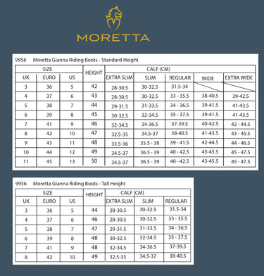 Buy Shires Moretta Brown Gianna Lace Front Long Leather Riding Boots (Tall Height) Fitting Guide | Online for Equine