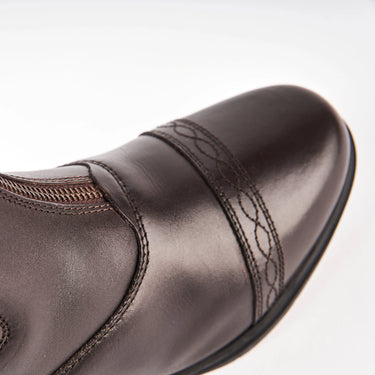 Buy the Shires Moretta Brown Rosetta Children's Paddock Boots | Online for Equine