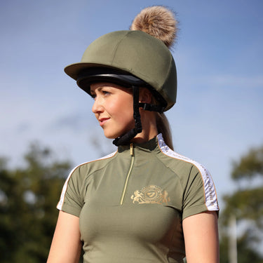 Shires Moss Aubrion Team Hat Silk| Online For Equine