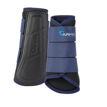 Shires Navy ARMA Contour Pro Brushing Boots| Online For Equine