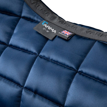 Shires Navy ARMA Eltar Satin Dressage Saddlecloth| Online For Equine