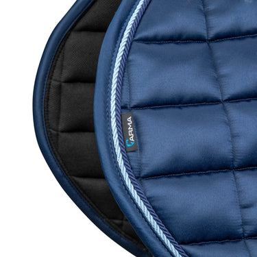 Shires Navy ARMA Eltar Satin Jump Saddlecloth| Online For Equine