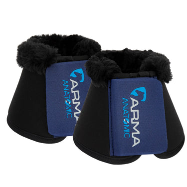 Shires Navy ARMA SupaFleece Neoprene Over Reach Boots| Online For Equine