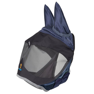 Shires Navy FlyGuard Pro Deluxe Fly Mask with Ears| Online For Equine