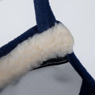 Shires Navy FlyGuard Pro Fine Mesh Earless Fly Mask with Nose Fringe| Online For Equine