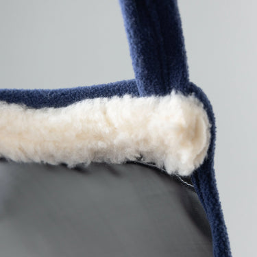 Shires Navy FlyGuard Pro Fine Mesh Earless Fly Mask with Nose Fringe| Online For Equine