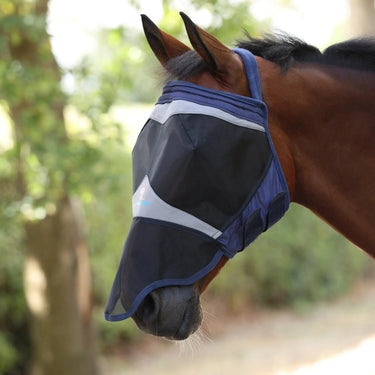 Shires FlyGuard Pro Fine Mesh Earless Fly Mask with Nose| Online For Equine
