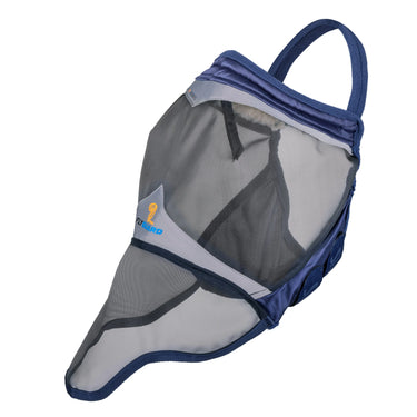 Shires Navy FlyGuard Pro Fine Mesh Earless Fly Mask with Nose| Online For Equine
