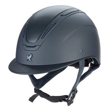 Shires Navy Karben Amity Leather Riding Hat| Online For Equine