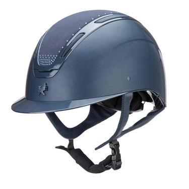Shires Navy Karben Amity SPKL Crystal Riding Hat| Online For Equine