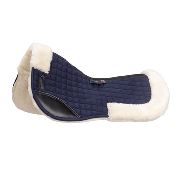 Shires Navy / Natural ARMA Deluxe Cotton Half Pad| Online For Equine