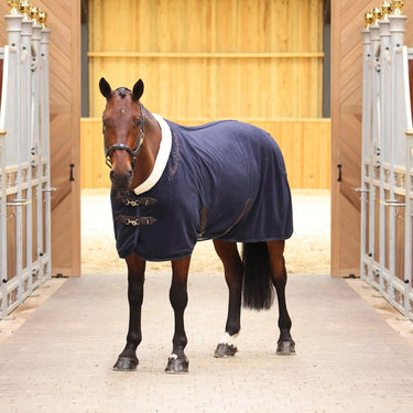 Shires Navy Shires Deluxe Fleece Rug| Online For Equine