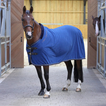 Shires Navy Shires Deluxe Fleece Show Rug| Online For Equine