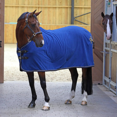 Shires Navy Shires Deluxe Fleece Show Rug| Online For Equine