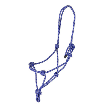 Buy the Shires Navy/White Rope Control Headcollar | Online for Equine