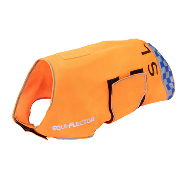 Shires Orange EQUI-FLECTOR Mesh Dog Coat