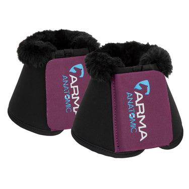 Shires Plum ARMA SupaFleece Neoprene Over Reach Boots| Online For Equine