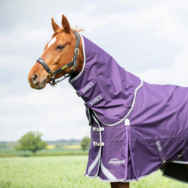 Shires Plum Highlander Original 100g Turnout Rug Neck Cover| Online For Equine