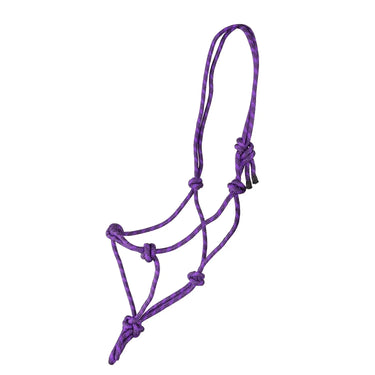 Buy the Shires Purple/Black Rope Control Headcollar | Online for Equine