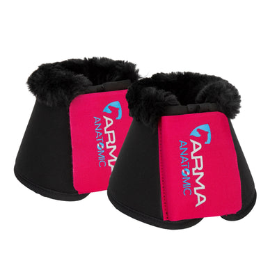 Shires Raspberry ARMA SupaFleece Neoprene Over Reach Boots| Online For Equine