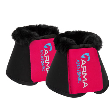 Shires Raspberry ARMA SupaFleece Neoprene Over Reach Boots| Online For Equine