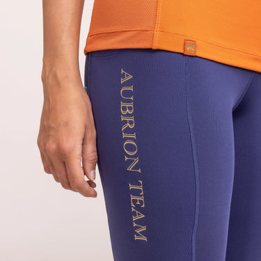 Shires Rust Aubrion Team Short Sleeve Base Layer - XX Large (UK 18)| Online For Equine