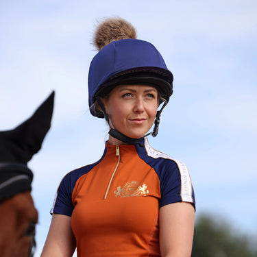 Shires Rust Aubrion Team Short Sleeve Base Layer - XX Large (UK 18)| Online For Equine