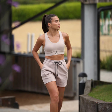 Shires Sand Aubrion React Ladies Sculpt Sports Bra| Online For Equine