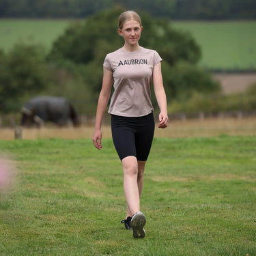 Shires Sand Aubrion React Young Rider Tech T-Shirt| Online For Equine