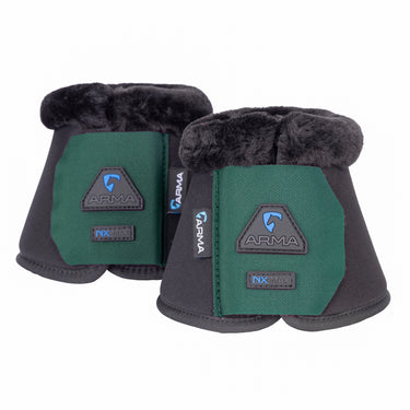 Shires SupaFleece Neoprene Green Over Reach Boots| Online For Equine