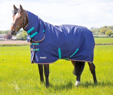 Buy Shires Tempest Original 100g Navy Combo Turnout Rug| Online for Equine