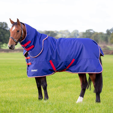 Shires Tempest Original 100g Navy Turnout Rug & Neck Set| Online For Equine