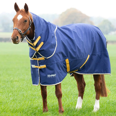 Buy Shires Tempest Original 50g Navy Detachable Neck Turnout Rug| Online for Equine