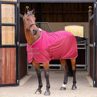 Shires Tempest Original Fleece/Mesh Cooler Rug Maroon| Online For Equine