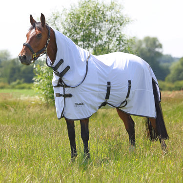 Shires Tempest Original Fly Rug & Neck Set White/Grey| Online For Equine