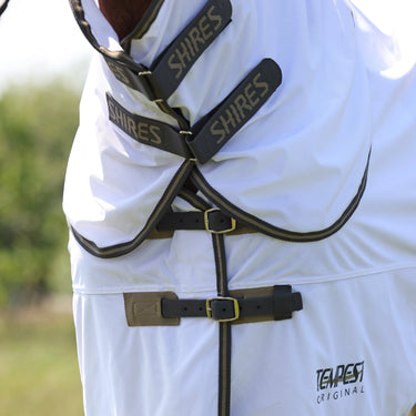 Shires Tempest Original Fly Rug & Neck Set White/Grey| Online For Equine