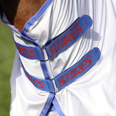 Shires Tempest Original Fly Rug & Neck Set White/Grey| Online For Equine
