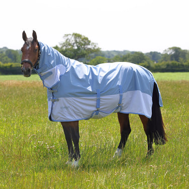 Shires Tempest Original Pale Blue Waterproof Fly Combo Rug| Online For Equine