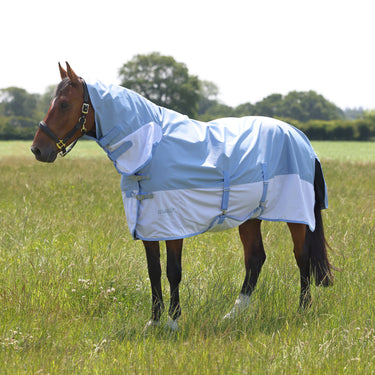 Shires Tempest Original Pale Blue Waterproof Fly Combo Rug| Online For Equine
