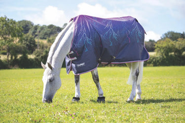 Buy Shires Tempest Original Purple Lightening 100g Standard Neck Turnout Rug-4'3" (51")| Online for Equine