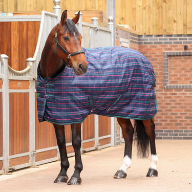 Shires Tempest Plus Navy Tartan 100g Stable Rug| Online For Equine