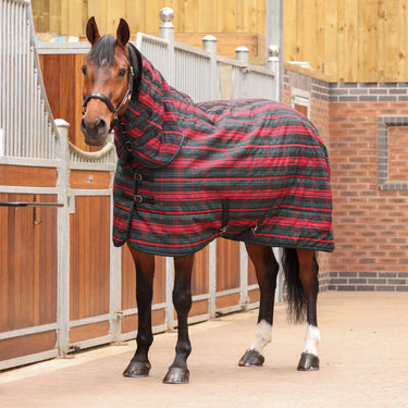 Shires Tempest Plus Red Tartan 200g Combo Stable Rug| Online For Equine