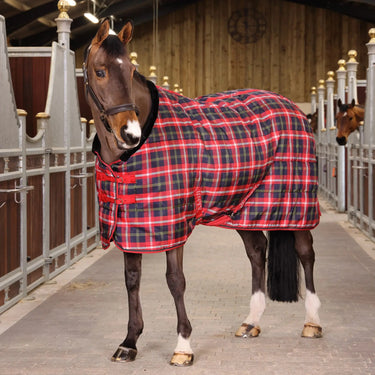 Shires Tempest Plus Red Tartan 200g Stable Rug| Online For Equine