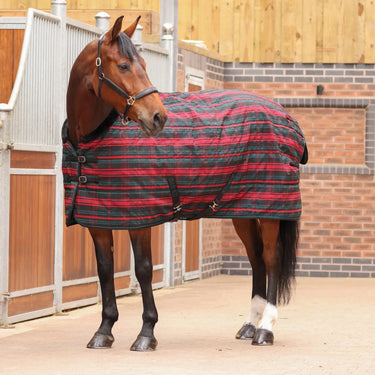 Shires Tempest Plus Red Tartan 200g Stable Rug| Online For Equine