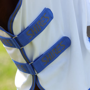 Shires Tempest Plus White / Airforce Sweet-Itch Combo Rug| Online For Equine