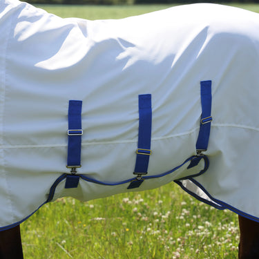 Shires Tempest Plus White / Airforce Sweet-Itch Combo Rug| Online For Equine