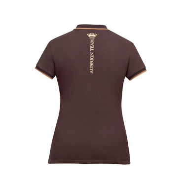 Shires Umber Aubrion Team Short Sleeve Polo - Small (UK 10)