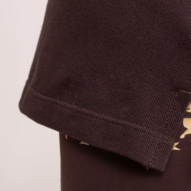 Shires Umber Aubrion Team Short Sleeve Polo - Small (UK 10)| Online For Equine