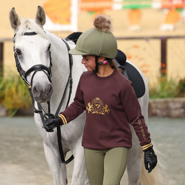Shires Umber Aubrion Team Sweatshirt - Young Rider| Online For Equine